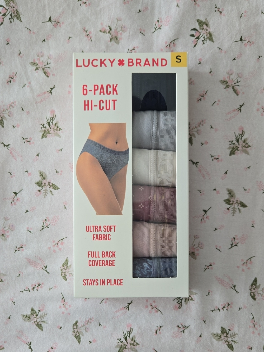 Lucky Brand 6-Pack Hi-Cut Panties - Neutral Mix